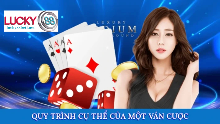 Chi tiết quy trình của một ván cược Sicbo