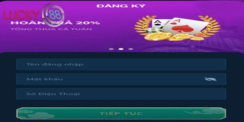 Lưu ý quan trọng khi đăng ký LUCKY88